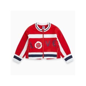 Red and White Kids Jacket